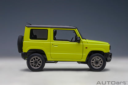 Suzuki Jimny JB64 Kinetic Yellow and Bluish Black Pearl Metallic