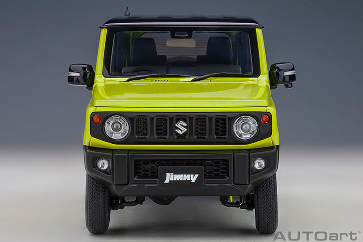 Suzuki Jimny JB64 Kinetic Yellow and Bluish Black Pearl Metallic