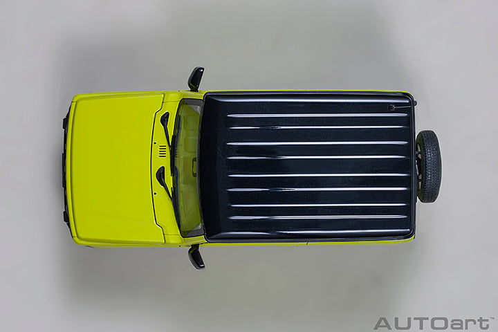 Suzuki Jimny JB64 Kinetic Yellow and Bluish Black Pearl Metallic