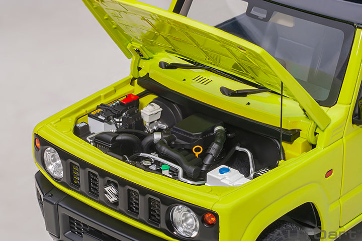 Suzuki Jimny JB64 Kinetic Yellow and Bluish Black Pearl Metallic