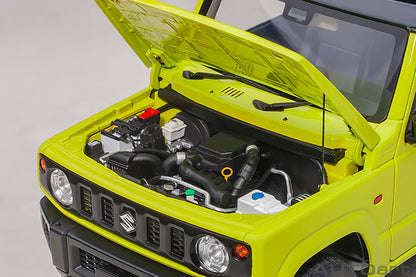 Suzuki Jimny JB64 Kinetic Yellow and Bluish Black Pearl Metallic