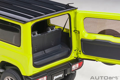 Suzuki Jimny JB64 Kinetic Yellow and Bluish Black Pearl Metallic