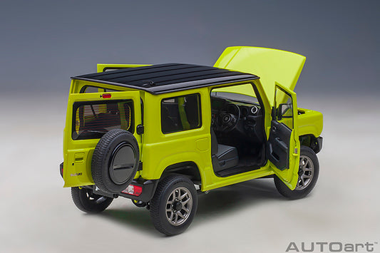 Suzuki Jimny JB64 Kinetic Yellow and Bluish Black Pearl Metallic