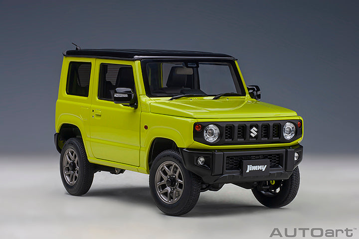 Suzuki Jimny JB64 Kinetic Yellow and Bluish Black Pearl Metallic