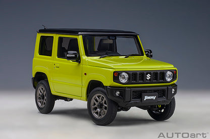 Suzuki Jimny JB64 Kinetic Yellow and Bluish Black Pearl Metallic