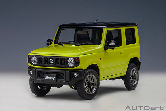 Suzuki Jimny JB64 Kinetic Yellow and Bluish Black Pearl Metallic