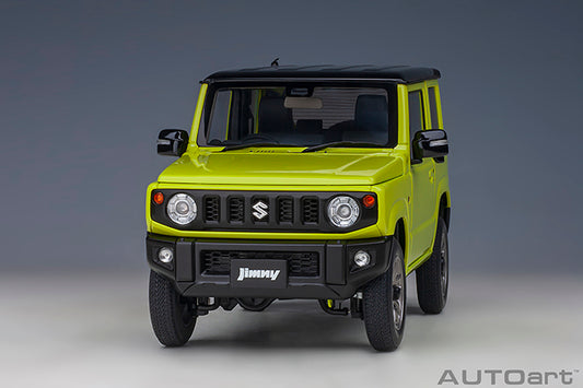 Suzuki Jimny JB64 Kinetic Yellow and Bluish Black Pearl Metallic