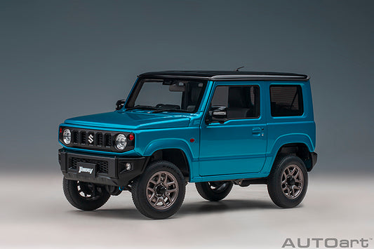 Suzuki Jimny JB64 Brisk Blue Metallic with Bluish Black Pearl Metallic Roof