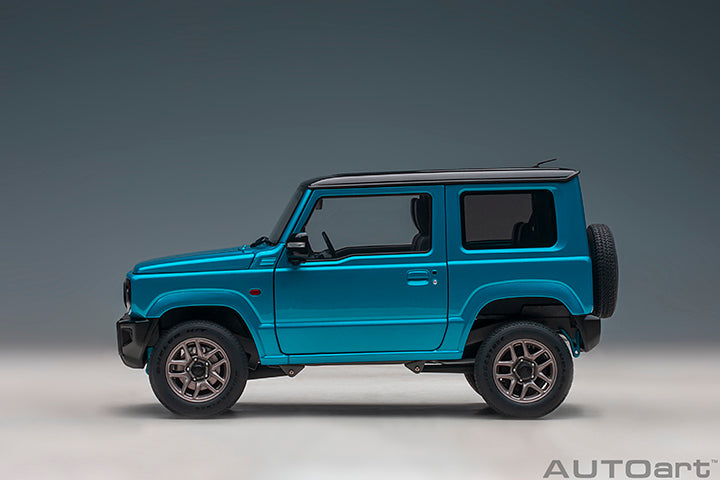Suzuki Jimny JB64 Brisk Blue Metallic with Bluish Black Pearl Metallic Roof