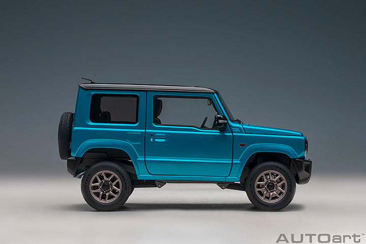 Suzuki Jimny JB64 Brisk Blue Metallic with Bluish Black Pearl Metallic Roof