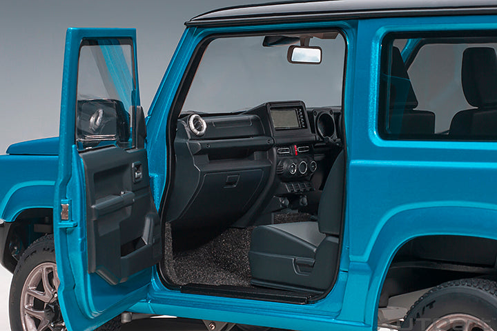 Suzuki Jimny JB64 Brisk Blue Metallic with Bluish Black Pearl Metallic Roof