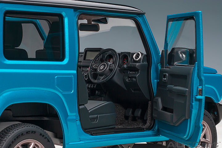 Suzuki Jimny JB64 Brisk Blue Metallic with Bluish Black Pearl Metallic Roof