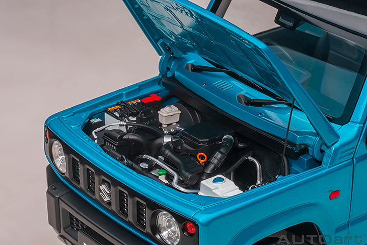 Suzuki Jimny JB64 Brisk Blue Metallic with Bluish Black Pearl Metallic Roof