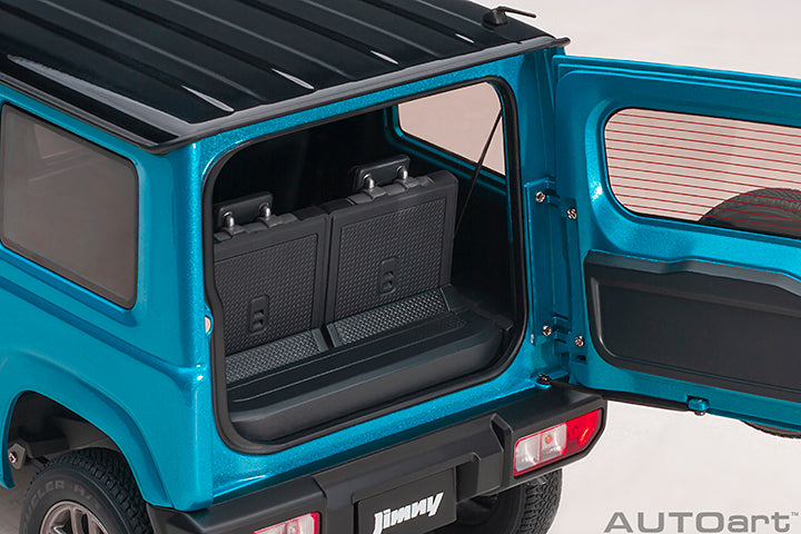 Suzuki Jimny JB64 Brisk Blue Metallic with Bluish Black Pearl Metallic Roof
