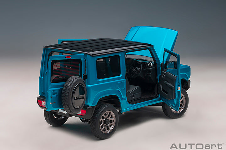 Suzuki Jimny JB64 Brisk Blue Metallic with Bluish Black Pearl Metallic Roof