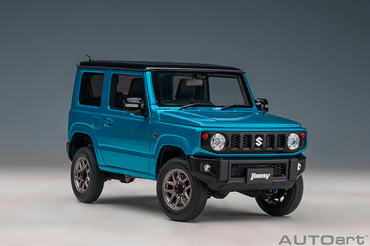 Suzuki Jimny JB64 Brisk Blue Metallic with Bluish Black Pearl Metallic Roof