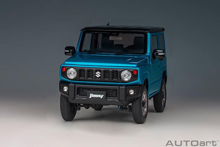 Suzuki Jimny JB64 Brisk Blue Metallic with Bluish Black Pearl Metallic Roof