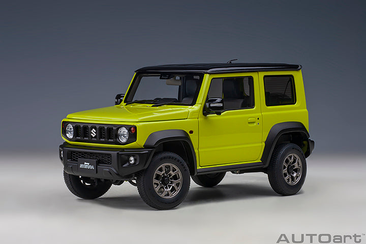 Suzuki Jimny Sierra JB74 Kinetic Yellow with Black Pearl Metallic Roof