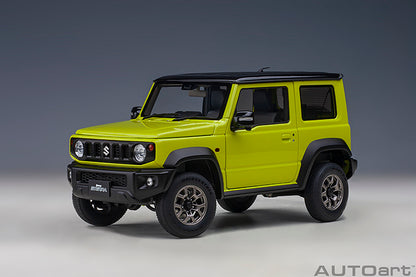 Suzuki Jimny Sierra JB74 Kinetic Yellow with Black Pearl Metallic Roof