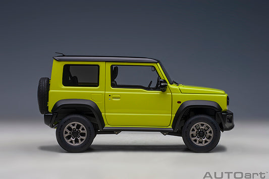 Suzuki Jimny Sierra JB74 Kinetic Yellow with Black Pearl Metallic Roof
