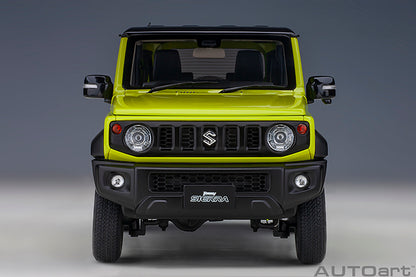 Suzuki Jimny Sierra JB74 Kinetic Yellow with Black Pearl Metallic Roof