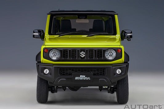 Suzuki Jimny Sierra JB74 Kinetic Yellow with Black Pearl Metallic Roof