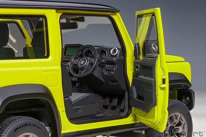 Suzuki Jimny Sierra JB74 Kinetic Yellow with Black Pearl Metallic Roof
