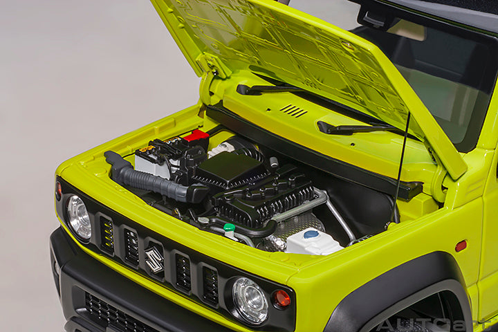 Suzuki Jimny Sierra JB74 Kinetic Yellow with Black Pearl Metallic Roof