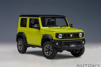 Suzuki Jimny Sierra JB74 Kinetic Yellow with Black Pearl Metallic Roof
