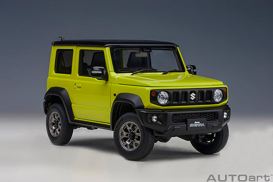 Suzuki Jimny Sierra JB74 Kinetic Yellow with Black Pearl Metallic Roof