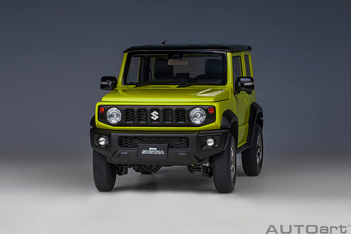 Suzuki Jimny Sierra JB74 Kinetic Yellow with Black Pearl Metallic Roof