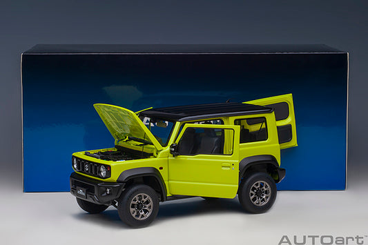 Suzuki Jimny Sierra JB74 Kinetic Yellow with Black Pearl Metallic Roof