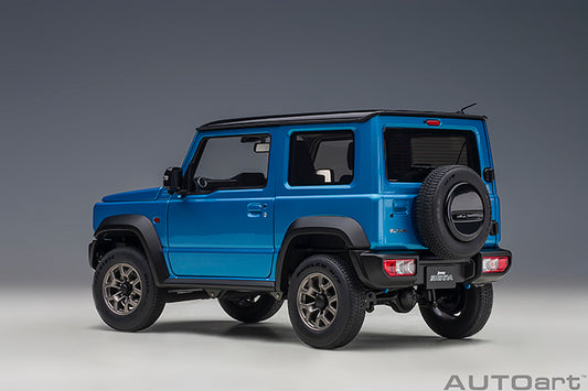 Suzuki Jimny Sierra JB74 Brisk Blue Metallic with Black Pearl Metallic Roof