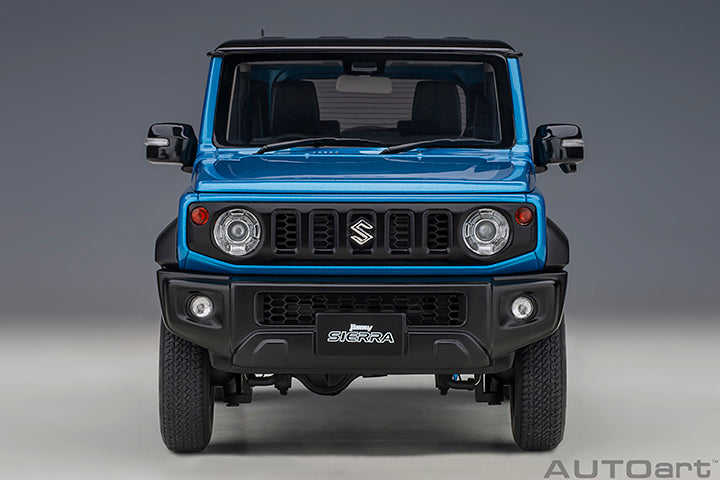 Suzuki Jimny Sierra JB74 Brisk Blue Metallic with Black Pearl Metallic Roof