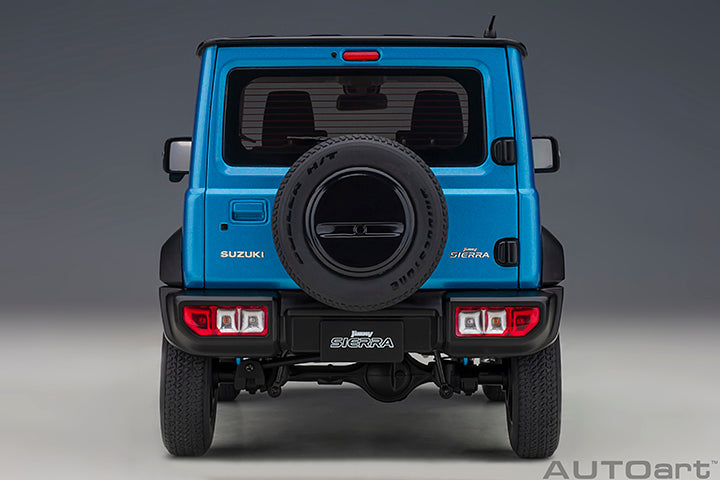 Suzuki Jimny Sierra JB74 Brisk Blue Metallic with Black Pearl Metallic Roof