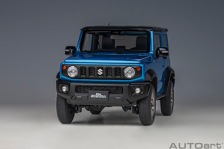 Suzuki Jimny Sierra JB74 Brisk Blue Metallic with Black Pearl Metallic Roof