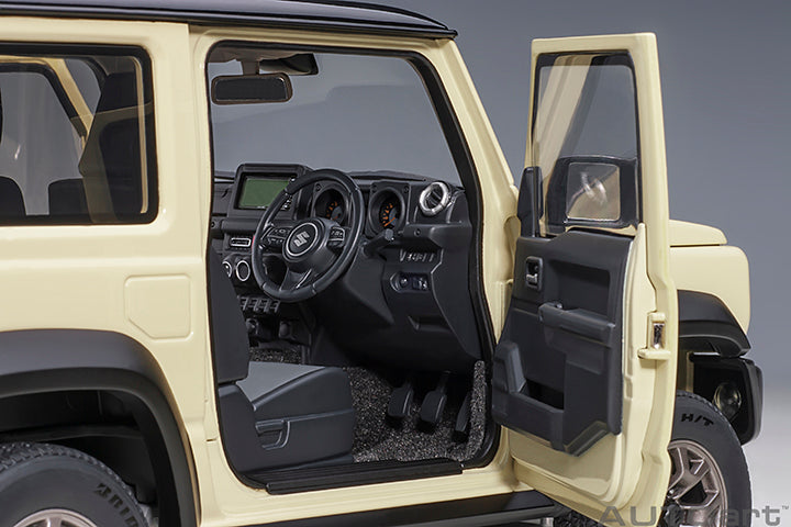 Suzuki Jimny Sierra JB74 Chiffon Ivory Black Pearl Metallic Roof