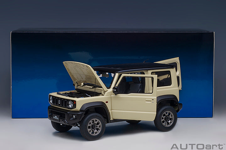 Suzuki Jimny Sierra JB74 Chiffon Ivory Black Pearl Metallic Roof