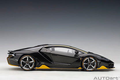 Lamborghini Centenario Clear Carbon with Yellow Accents