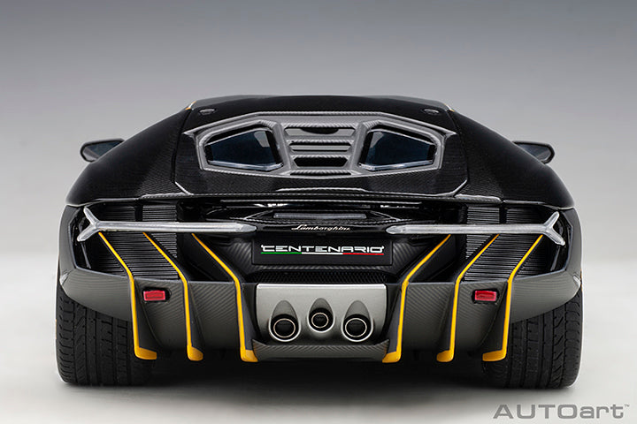 Lamborghini Centenario Clear Carbon with Yellow Accents