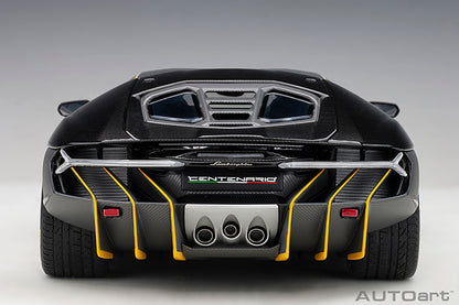 Lamborghini Centenario Clear Carbon with Yellow Accents