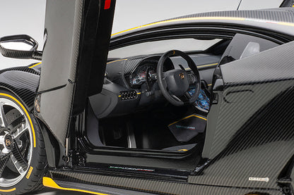 Lamborghini Centenario Clear Carbon with Yellow Accents