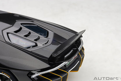 Lamborghini Centenario Clear Carbon with Yellow Accents