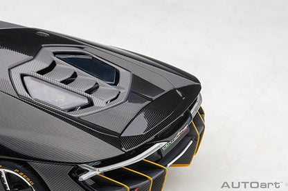 Lamborghini Centenario Clear Carbon with Yellow Accents