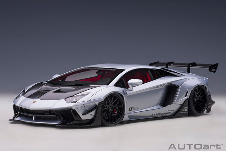 Liberty Walk LB-Works Lamborghini Aventador Matt Silver