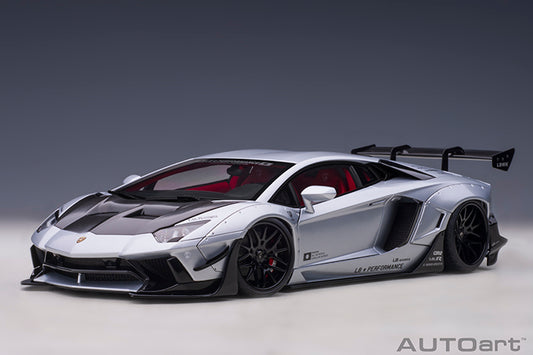 Liberty Walk LB-Works Lamborghini Aventador Matt Silver