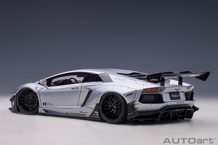 Liberty Walk LB-Works Lamborghini Aventador Matt Silver