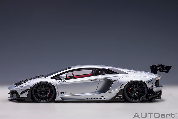 Liberty Walk LB-Works Lamborghini Aventador Matt Silver