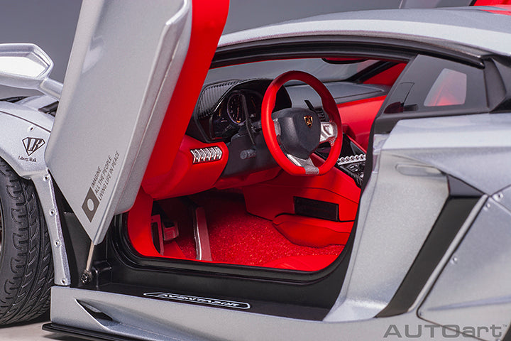 Liberty Walk LB-Works Lamborghini Aventador Matt Silver