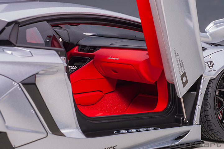 Liberty Walk LB-Works Lamborghini Aventador Matt Silver